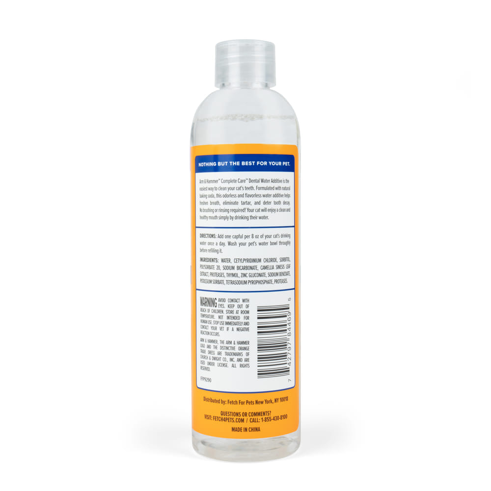 น้ำยาดับกลิ่นปากแมวผสมน้ำดื่ม ARM AND HAMMER COMPLETE CARE สูตร 3, 237 ML
